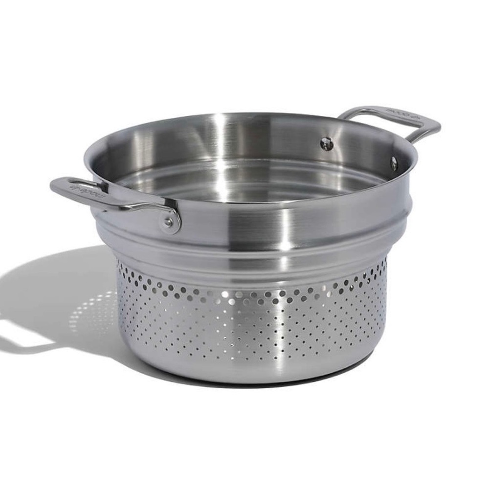 MADE IN Stainless Steel Pasta Insert Pasta Strainer or Steamer, New in Box